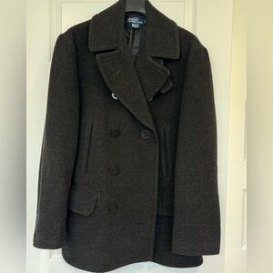 Charcoal Grey Peacoat